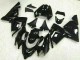 Kawasaki ZX10R Motorrad Verkleidung 2004-2005 - Glanzendes Schwarz