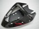 Kawasaki ZX10R Motorrad Verkleidung 2006-2007 - Glanzendes Schwarz Rot Flamme