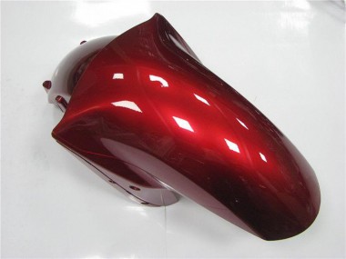 Kawasaki ZX14R ZZR1400 Motorrad Verkleidung 2006-2011 - Rot Schwarz