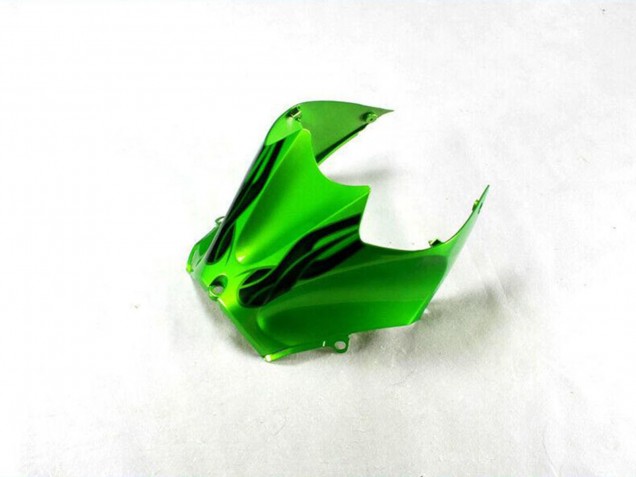 Kawasaki ZX14R ZZR1400 Motorrad Verkleidung 2012-2024 - Grun Glanzendes Schwarz