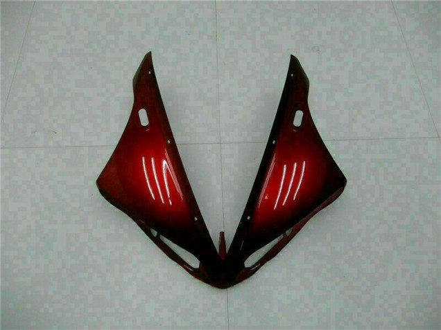 Yamaha YZF R1 Motorrad Verkleidung 2004-2006 - Kastanienbraun Rot Matt Schwarz
