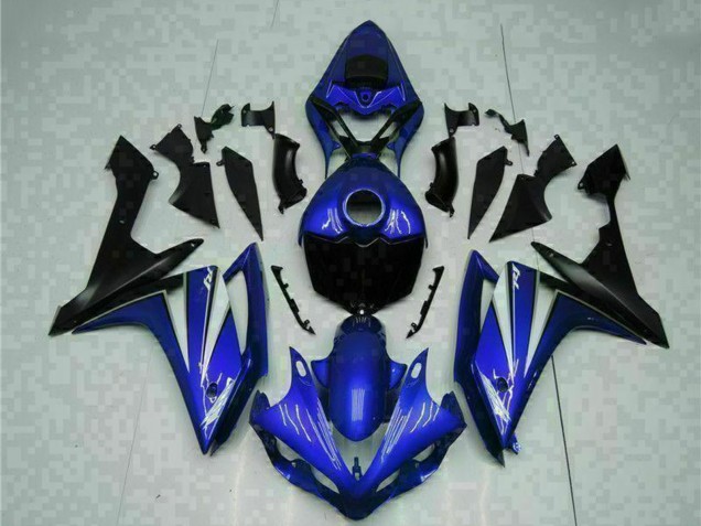 Yamaha YZF R1 Motorrad Verkleidung 2007-2008 - Blau Weiss Schwarz