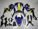 Yamaha YZF R1 Motorrad Verkleidung 2007-2008 - Blau Gelb Schwarz Hai