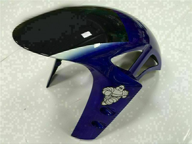Yamaha YZF R1 Motorrad Verkleidung 2015-2019 - Blau Silber Schwarz Grun MoviStar