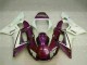 Yamaha YZF R6 Motorrad Verkleidung 1998-2002 - Weiss Lila