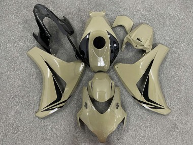 Honda CBR1000RR Motorrad Verkleidung 2008-2011 - Wustenbraun Glanzendes Schwarz OEM Stil