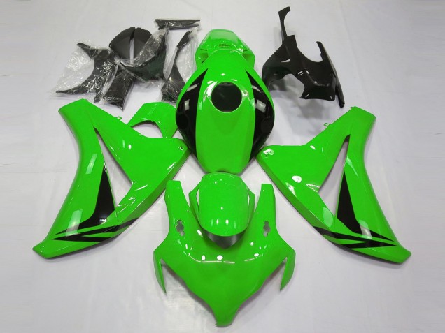 Honda CBR1000RR Motorrad Verkleidung 2008-2011 - Grun Glanzendes Schwarz OEM Stil