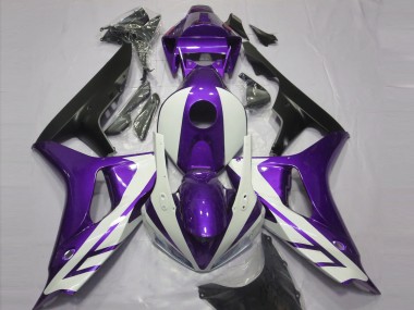 Honda CBR1000RR Motorrad Verkleidung 2006-2007 - Lila Weiss Matt Schwarz