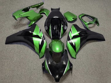 Honda CBR1000RR Motorrad Verkleidung 2008-2011 - Grun Glanzendes Schwarz