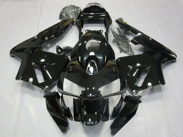 Honda CBR600RR Motorrad Verkleidung 2003-2004 - Glanzendes Schwarz