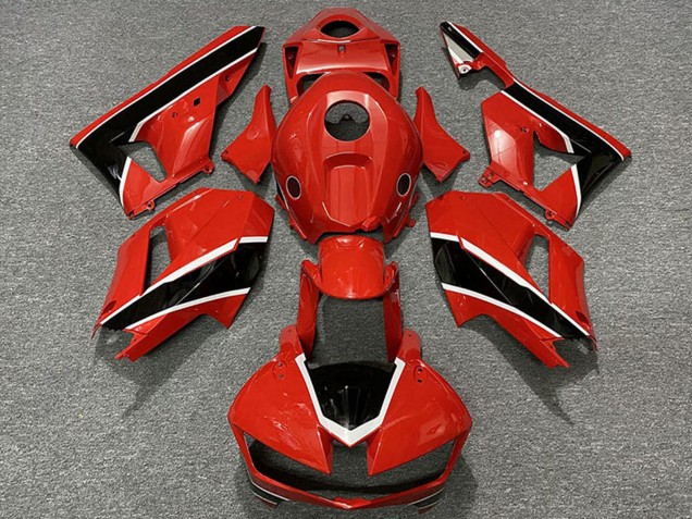 Honda CBR600RR Motorrad Verkleidung 2013-2023 - Rot Schwarz Weiss Gelb