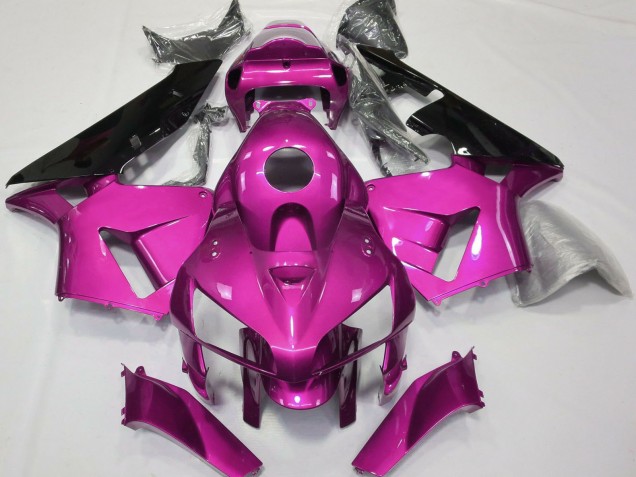 Honda CBR600RR Motorrad Verkleidung 2005-2006 - Rosa Schwarz CBR Stil