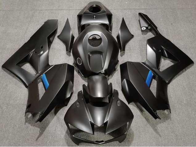 Honda CBR600RR Motorrad Verkleidung 2013-2023 - Matt Schwarz Hellblau