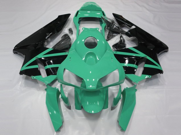 Honda CBR600RR Motorrad Verkleidung 2003-2004 - Mint Grun Glanzendes Schwarz
