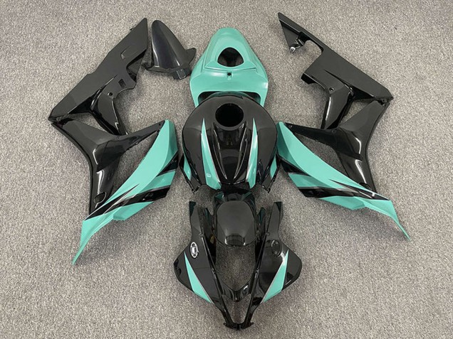 Honda CBR600RR Motorrad Verkleidung 2007-2008 - Mint Grun Glanzendes Schwarz