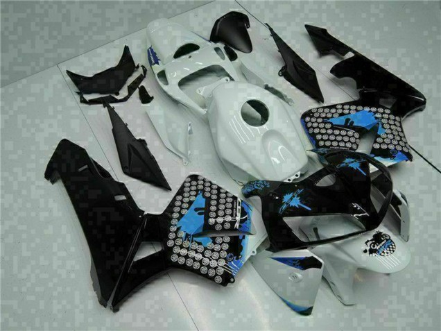 Honda CBR600RR Motorrad Verkleidung 2005-2006 - Weiss Schwarz Grun