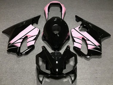 Honda CBR600 F4i Motorrad Verkleidung 2004-2007 - Rosa Glanzendes Schwarz