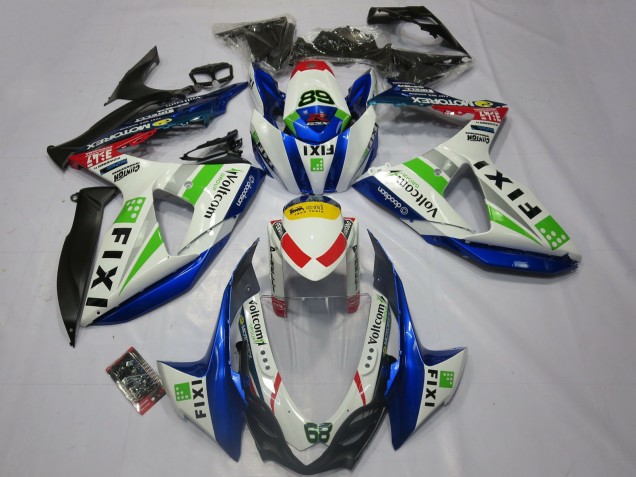 Suzuki GSXR 1000 Motorrad Verkleidung 2009-2016 - Fixi
