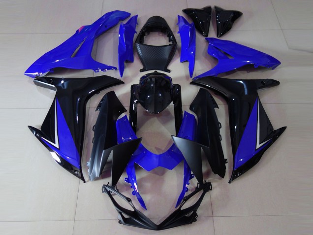 Suzuki GSXR 600 / GSXR 750 Motorrad Verkleidung 2011-2024 - Blau Glanzendes Schwarz