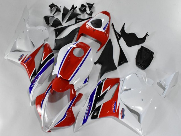 Honda CBR600RR Motorrad Verkleidung Kit 2009-2012 - Weiss Rot Blau