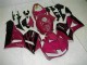 Honda CBR600RR Motorrad Verkleidung 2013-2023 - Lila Glanzendes Schwarz