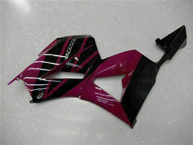 Honda CBR600RR Motorrad Verkleidung 2013-2023 - Lila Glanzendes Schwarz
