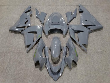 Kawasaki ZX10R Motorrad Verkleidung 2004-2005 - Glanzendes Grau Grun