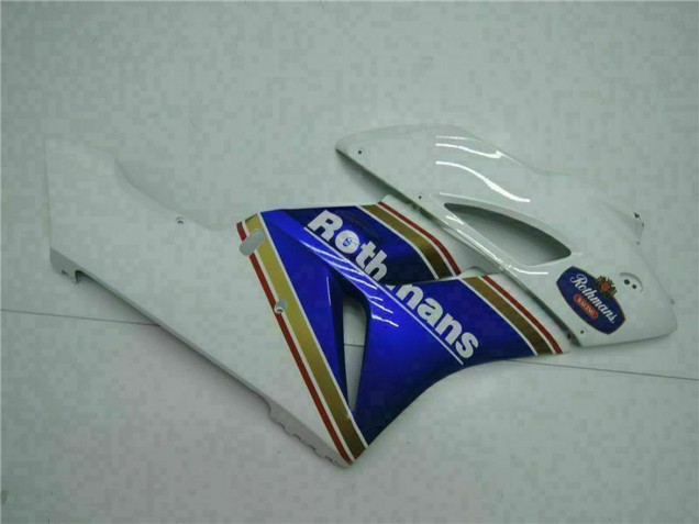Honda CBR1000RR Motorrad Verkleidung 2004-2005 - Weiss Blau Gelb Rothmans