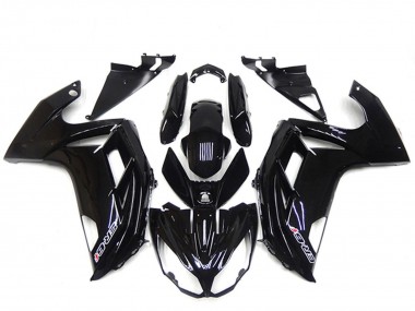Kawasaki Ninja ER6F Motorrad Verkleidung 2009-2011 - Glanzendes Schwarz