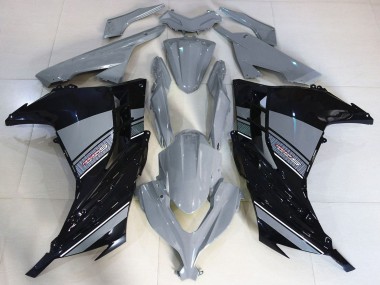 Kawasaki Ninja 300 Motorrad Verkleidung 2013-2024 - Nardo Grau Schwarz