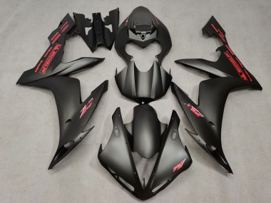Yamaha R1 Motorrad Verkleidung 2004-2006 - Matt Schwarz Rot