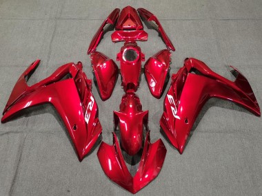Yamaha R3 Motorrad Verkleidung 2015-2018 - Glanzendes Rot