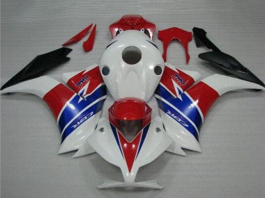 Honda CBR1000RR Motorrad Verkleidung 2012-2016 - Weiss Rot Blau Matt Schwarz