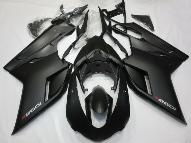 Ducati 1098 Motorrad Verkleidung 2007-2014 - Matt Schwarz