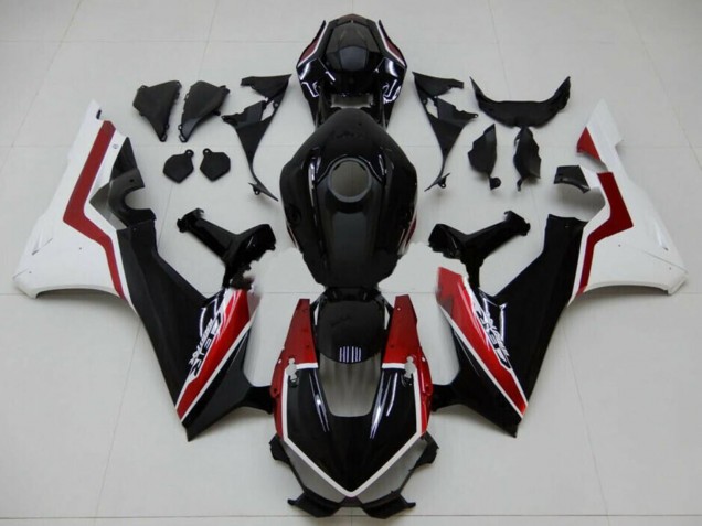 Honda CBR1000RR Motorrad Verkleidung 2017-2023 - Weiss Rot Glanzendes Schwarz