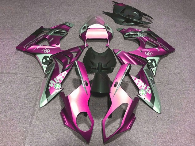 BMW S1000RR Motorrad Verkleidung 2017-2018 - Rosa Schwarz