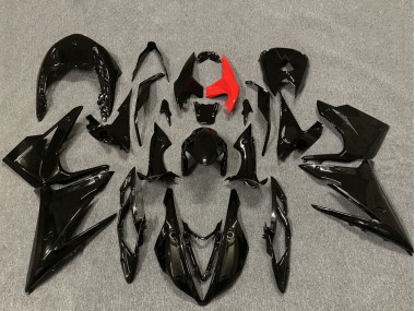 Triumph Daytona 675 Motorrad Verkleidung 2013-2016 - Glanzendes Schwarz