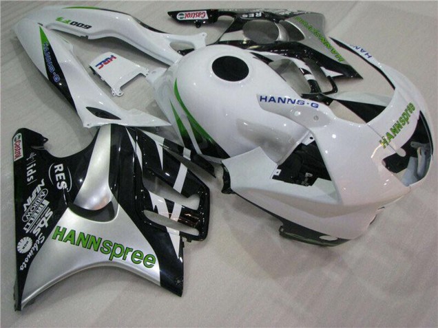 Honda CBR600 F3 Motorrad Verkleidung 1995-1996 - Weiss Silber Grun Hannspree