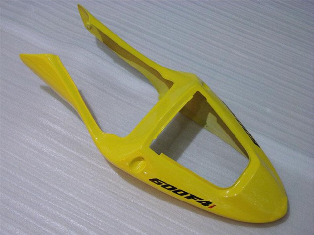 Honda CBR600 F4i Motorrad Verkleidung 2001-2003 - Gelb Glanzendes Schwarz
