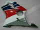 Honda CBR600 F4i Motorrad Verkleidung 2001-2003 - Weiss Rot Blau Schwarz