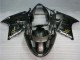 Honda CBR1100XX Blackbird Motorrad Verkleidung 1996-2007 - Glanzendes Schwarz Silber Flamme