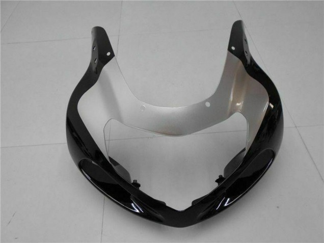 Suzuki GSXR 600/750 Motorrad Verkleidung 2001-2003 - Silber Glanzendes Schwarz Rot