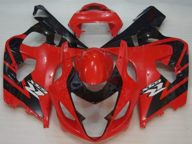 Suzuki GSXR 600/750 Motorrad Verkleidung 2004-2005 - Rot Schwarz