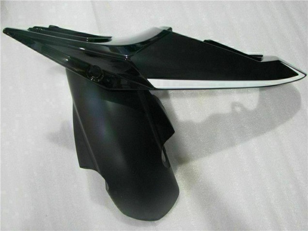 Suzuki GSXR 600/750 Motorrad Verkleidung 2004-2005 - Glanzendes Schwarz Matt Schwarz Rot Aufkleber