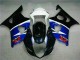 Suzuki GSXR 1000 Abs Motorrad Verkleidungen 2003-2004 - Weiss Blau Glanzendes Schwarz Rot
