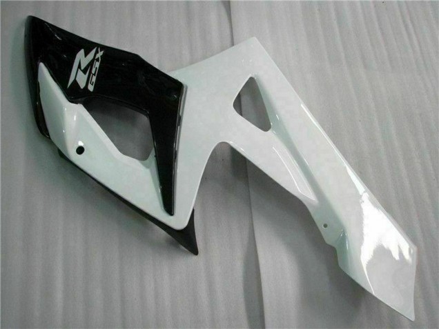 Suzuki GSXR 1000 Motorrad Verkleidung 2005-2006 - Weiss Glanzendes Schwarz