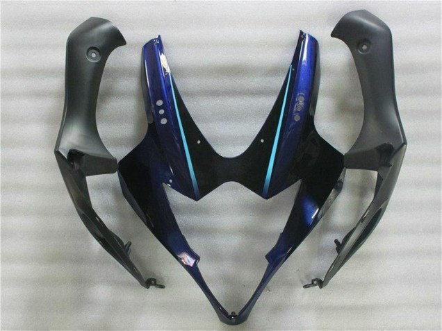 Suzuki GSXR 1000 Motorrad Verkleidung Kit 2005-2006 - Weiss Blau Glanzendes Schwarz