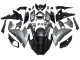 Kawasaki Ninja H2 Motorrad Verkleidung 2015-2022 - Silber Schwarz Carbonfaser