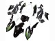 Kawasaki Z400 Motorrad Verkleidung 2018-2024 - Weiss Glanzendes Schwarz Grun
