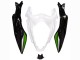 Kawasaki Z400 Motorrad Verkleidung 2018-2024 - Weiss Glanzendes Schwarz Grun
